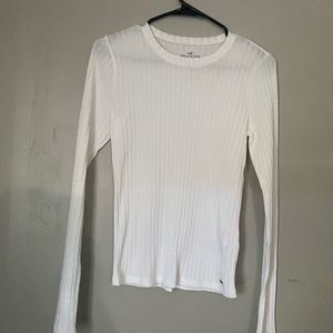 Hollister white long sleeve